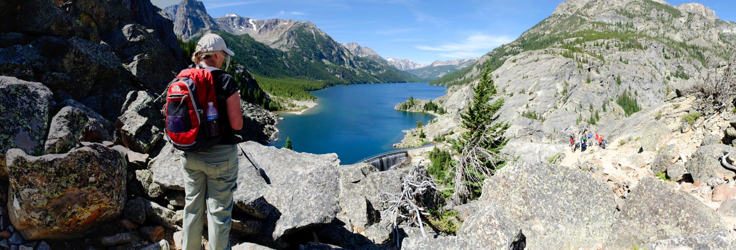 Mystic Lake with Kate and Michael Angel North